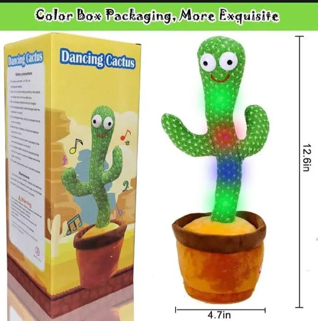 Double Sided Dancing Cactus Plush Toy