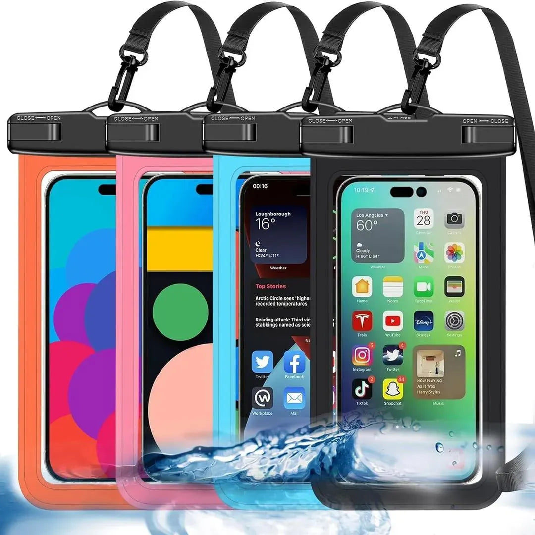Vibrant Multicolor Mobile Phone Pouch - Pack of 3