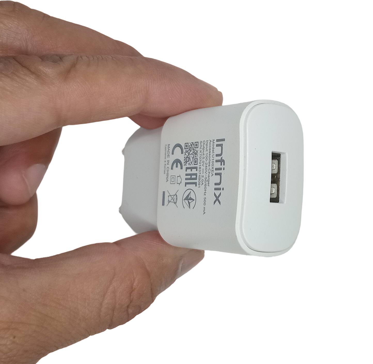 Infinix Original Fast Charger 10W / 18W – With Type C & Micro USB Cable – Android Fast Charging Adapter .